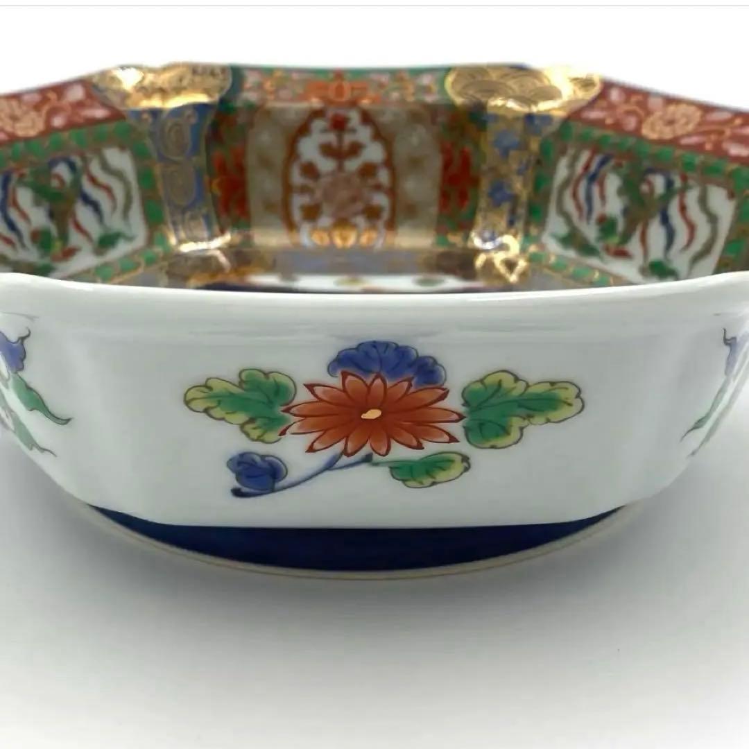 【☆素敵なお品☆】【新品】有田焼幸楽窯　錦色絵山水向付