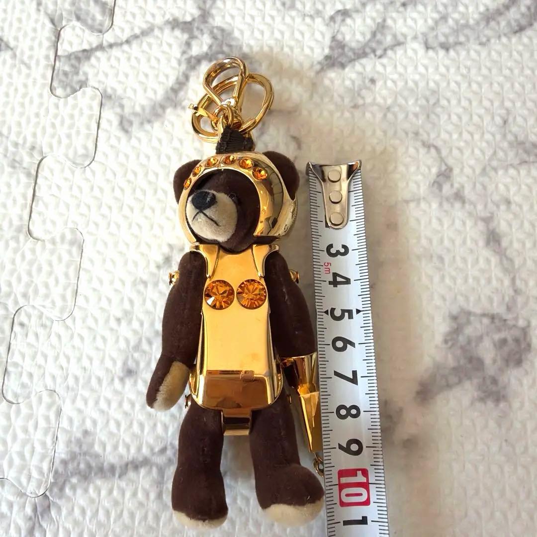PRADA プラダ　クマ　ロボット　ゴールド　チャーム　キーホルダー