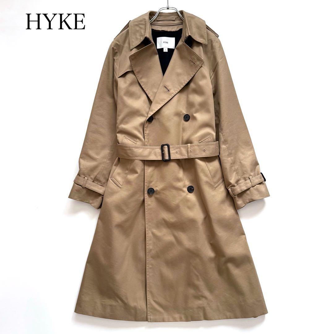 22年モデル HYKE ハイク トレンチコート ベルト ライナー付き ベージュ