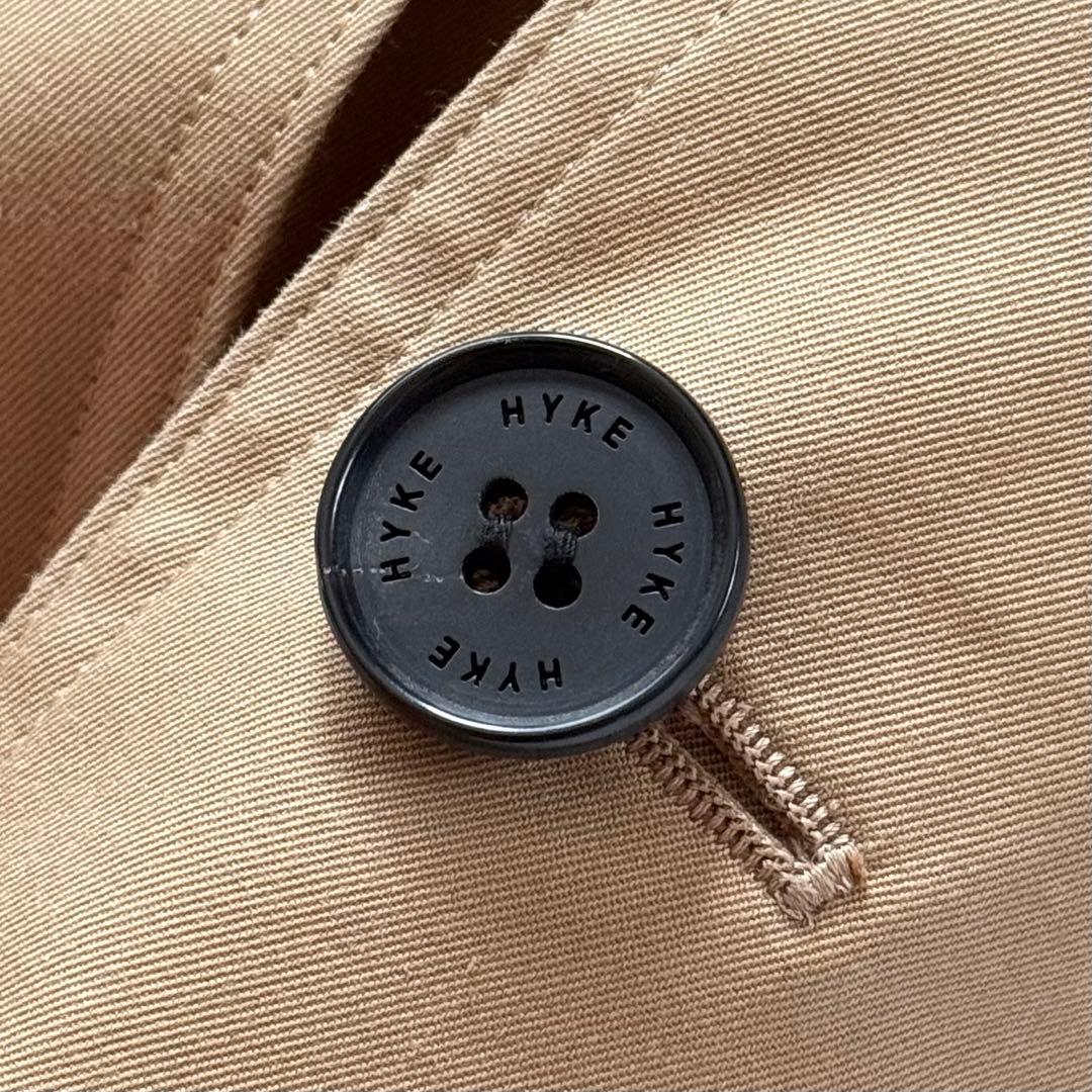 22年モデル HYKE ハイク トレンチコート ベルト ライナー付き ベージュ