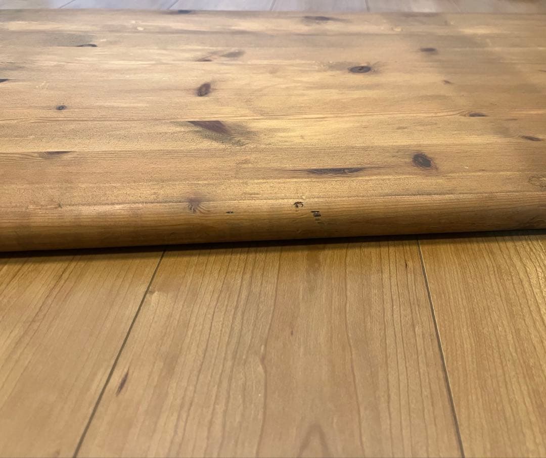 100✕45 カウンターテーブル　ウォールナット　無垢材　アイアン脚