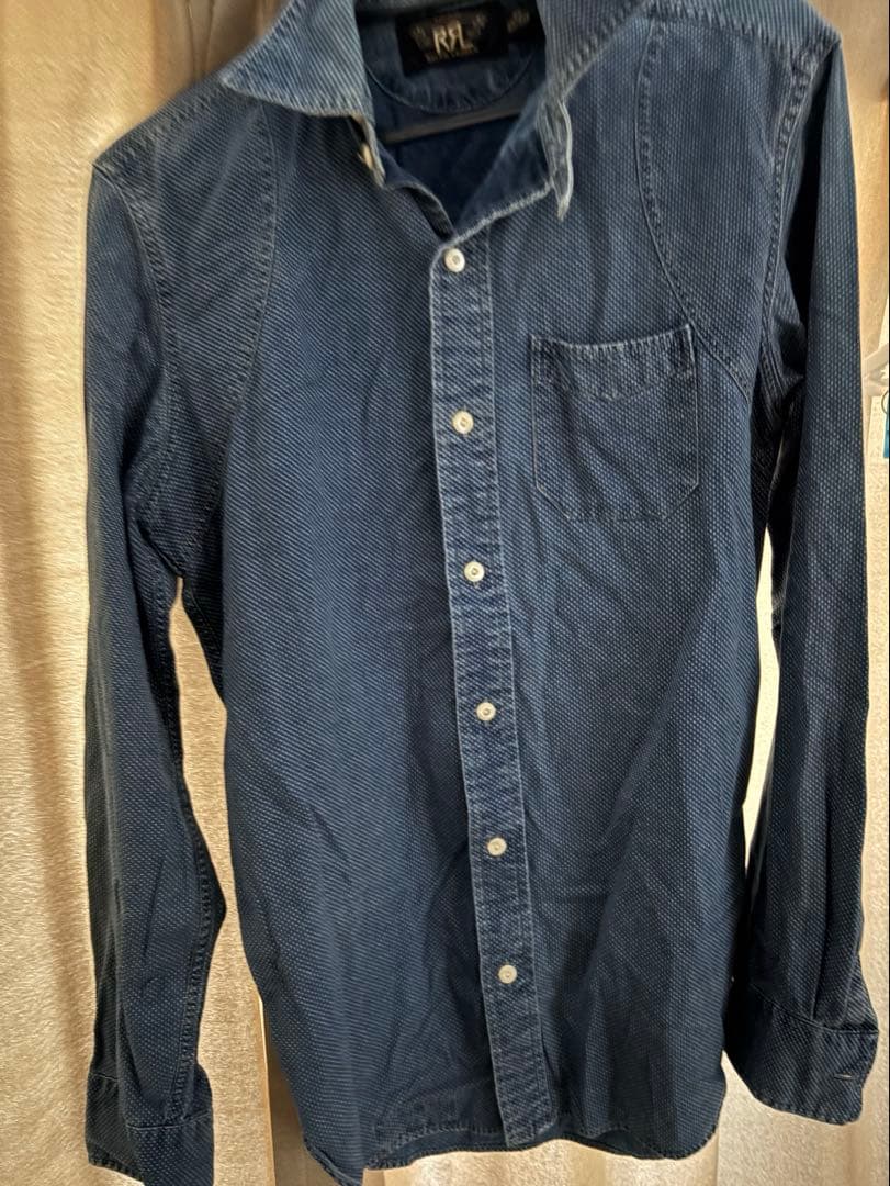 値下！RRL doubleRL ダブルアールエル　長袖シャツ　ダンガリーシャツ