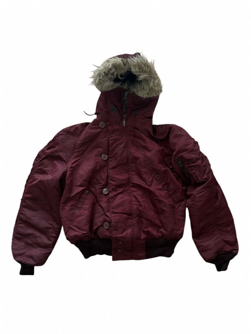 ALPHA INDUSTRIES N-2B XL バーガンディ 90s