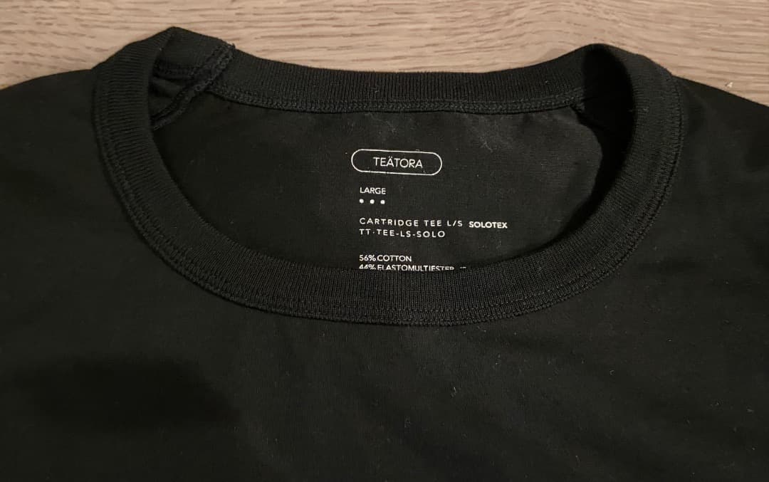 TEÄTORA/テアトラ CARTRIDGE TEE L/S SOLOTEX