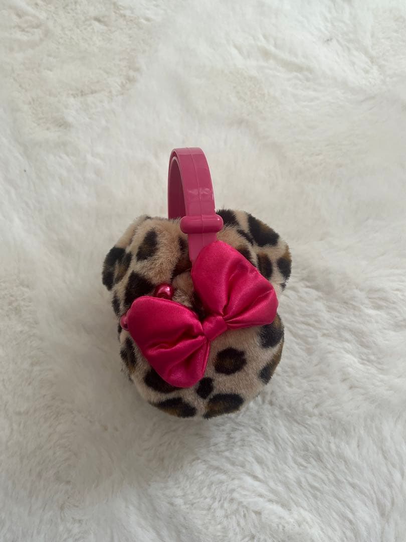 ヒョウ柄 イヤーマフ 耳あて ディズニー ミニー ミッキー Disney 制服