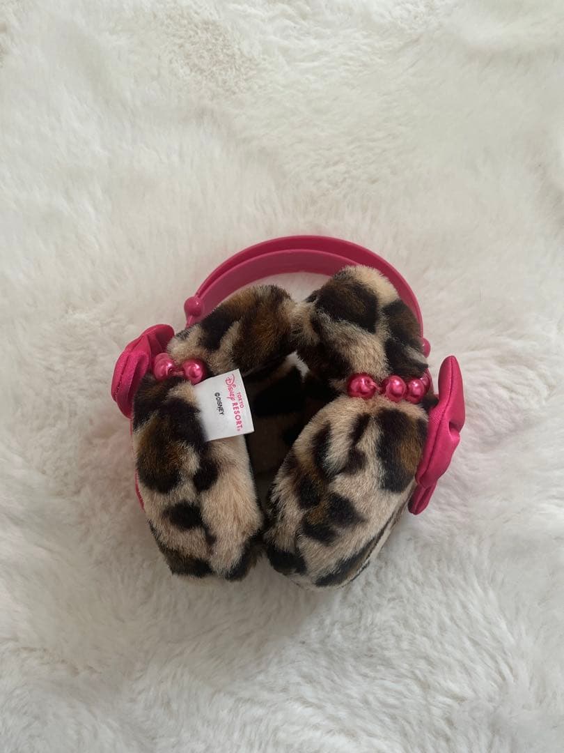 ヒョウ柄 イヤーマフ 耳あて ディズニー ミニー ミッキー Disney 制服