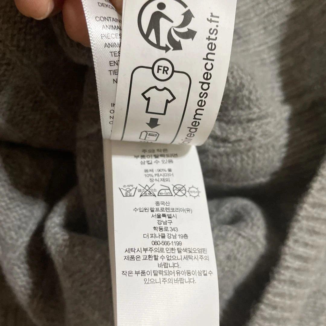 ポロラルフローレン　ニット　セーター　グレー　灰色