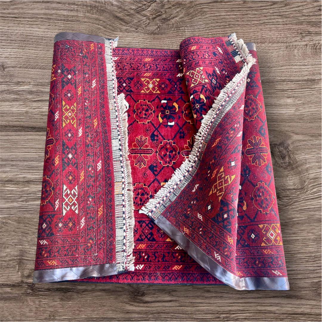 トルクメンペルシャ最高級ウールラグ./サイズ：107x210cm。.. .TR7