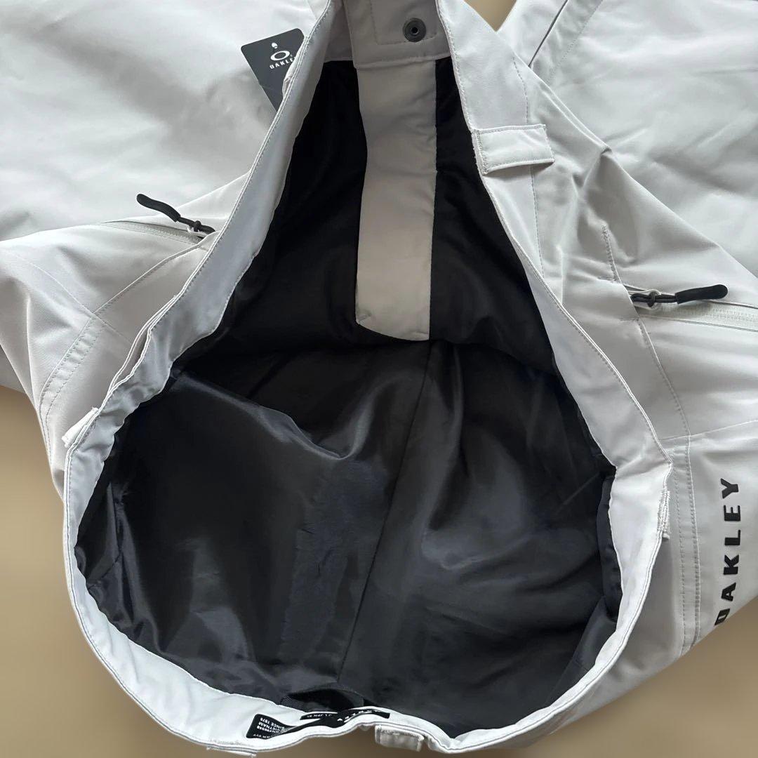 新品　オークリー　メンズ　スノーボードパンツ　オフホワイト　撥水　日本XLサイズ