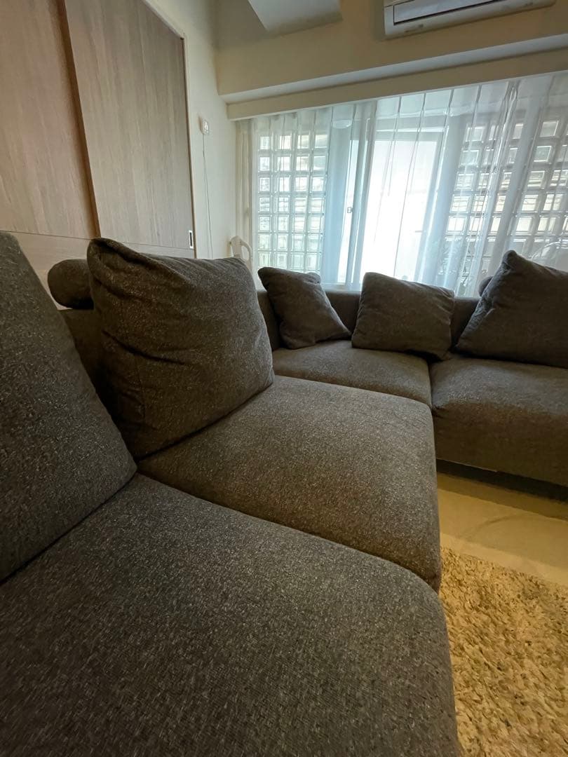 IDC大塚家具取扱 L字ソファ(引き取り限定/目黒区)