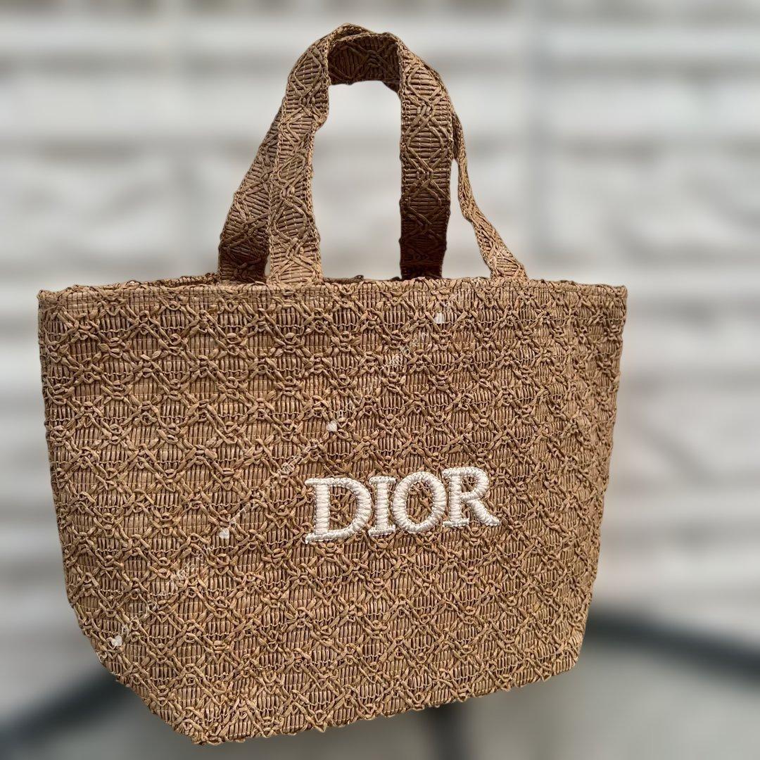 m　ディオール　ノベルティ　ストロー　トートバッグ