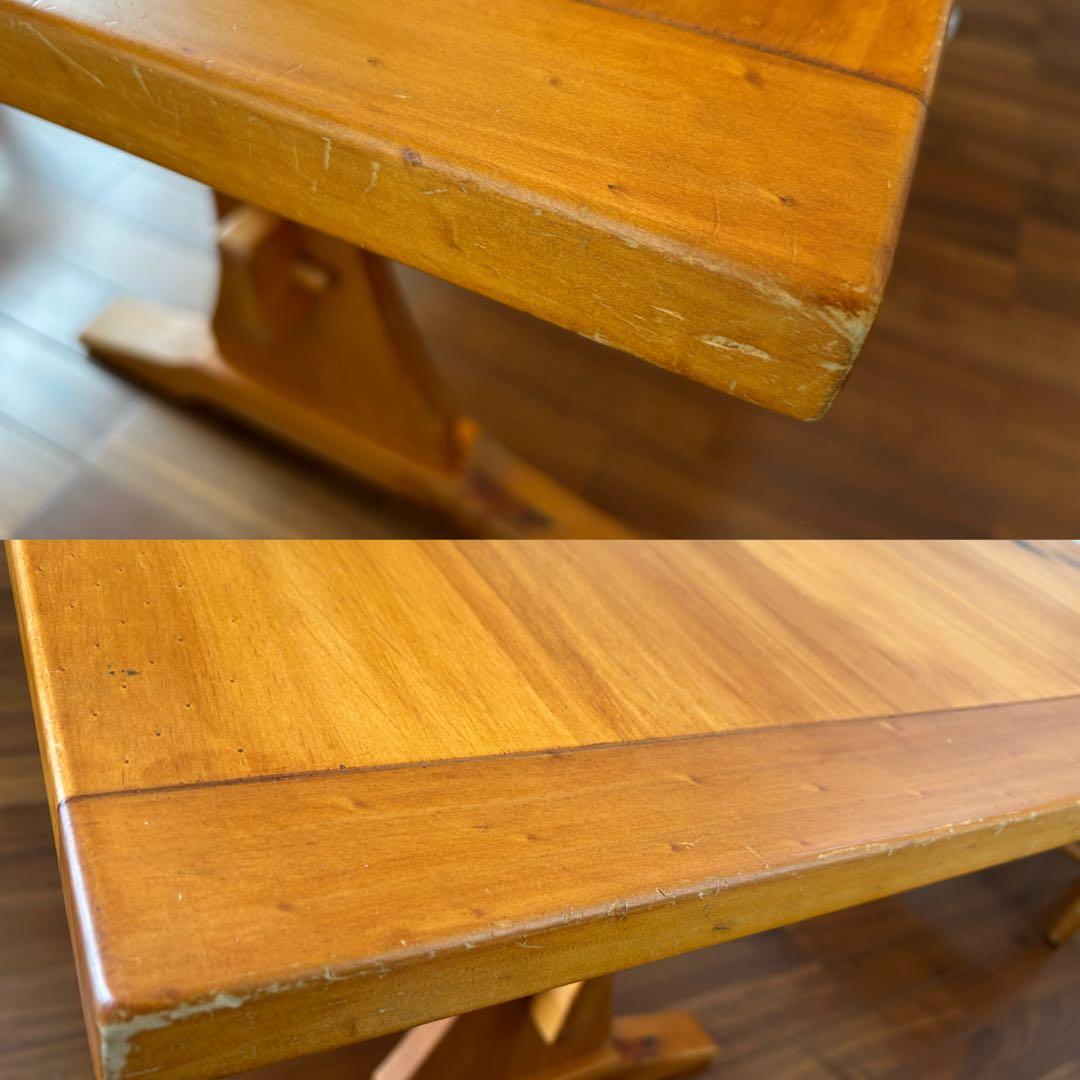 アントステラ・木製ダイニングテーブル ・4〜6人用　パイン材・カントリー