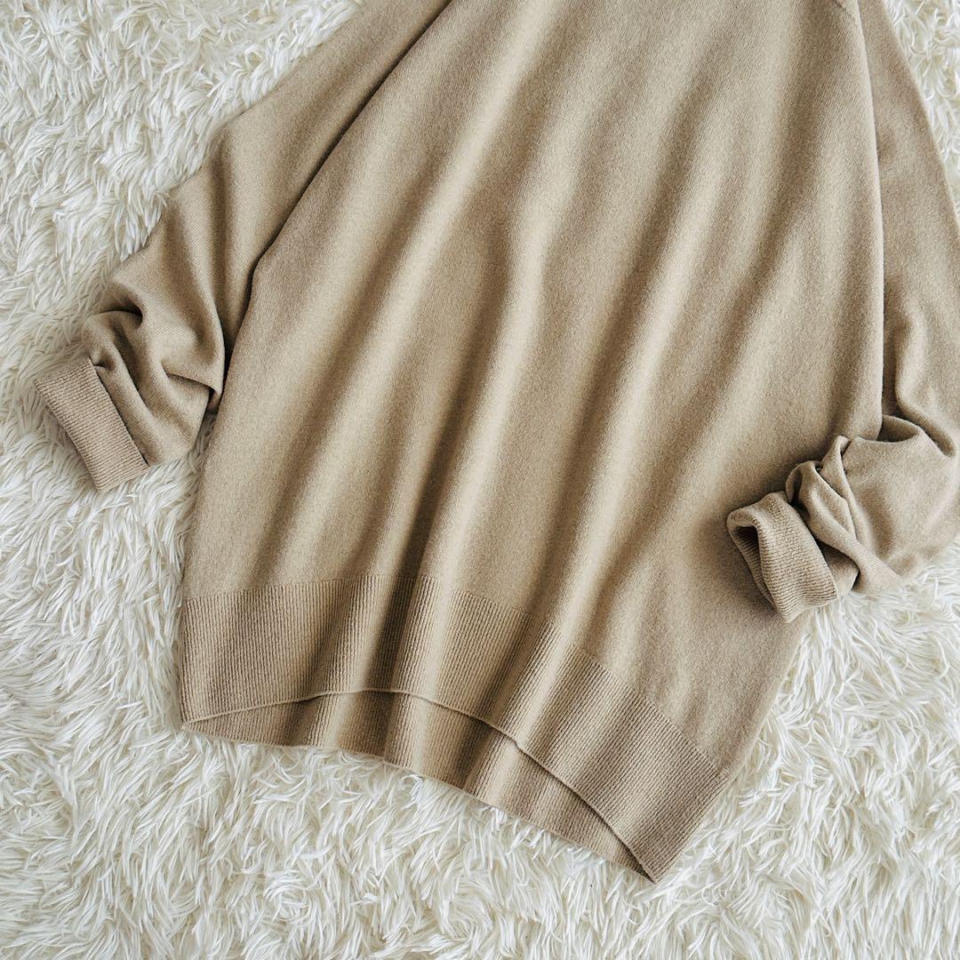 【極美品】ドゥーズィエムクラス　CAPRIクルーネックプルオーバー　ベージュ