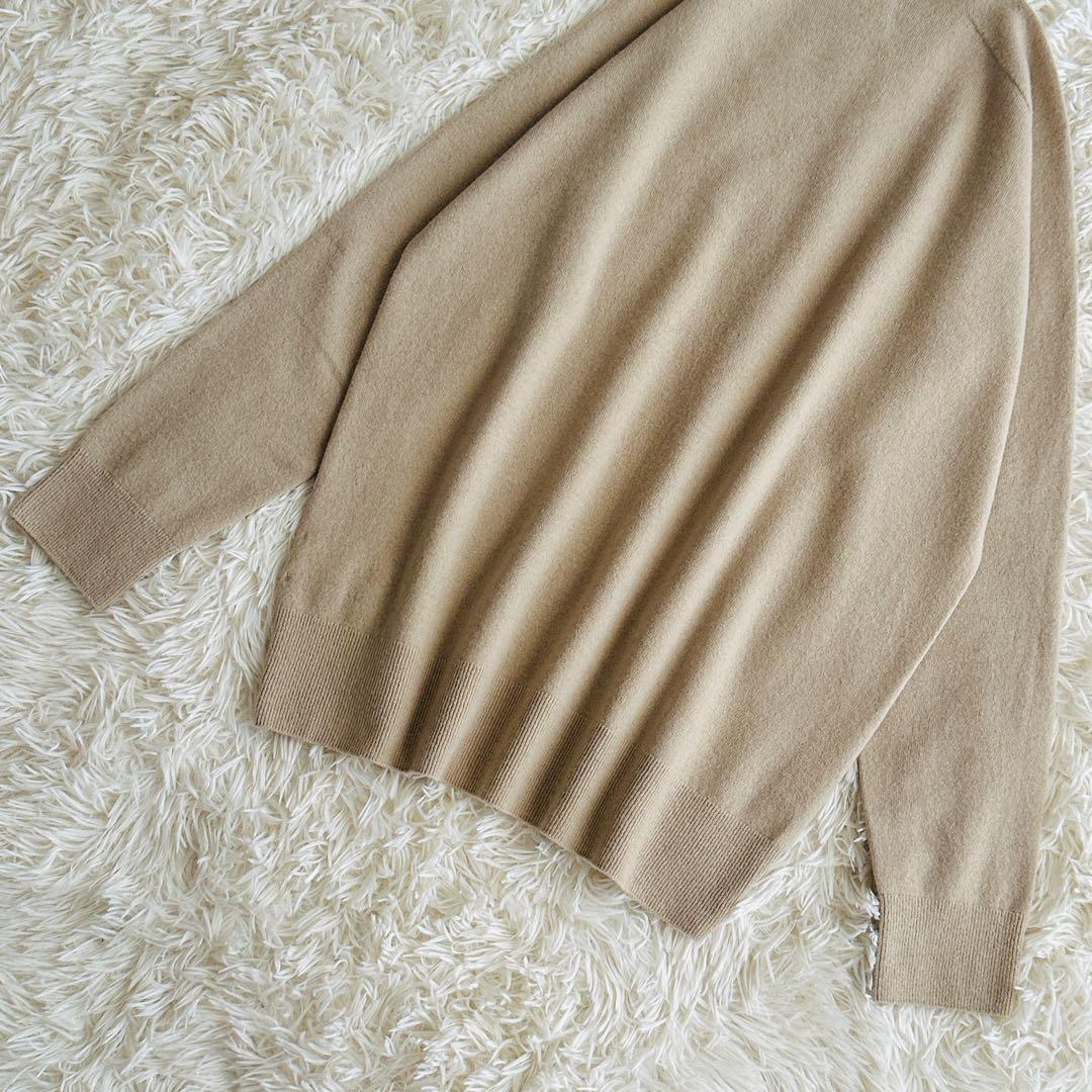 【極美品】ドゥーズィエムクラス　CAPRIクルーネックプルオーバー　ベージュ