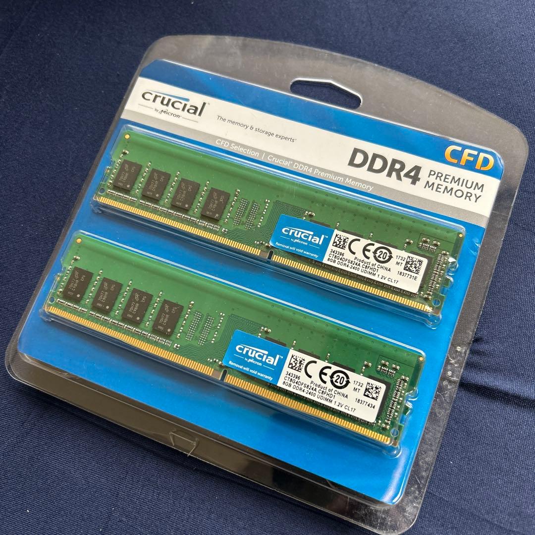 crucial デスクトップPCメモリ 8GB×2枚