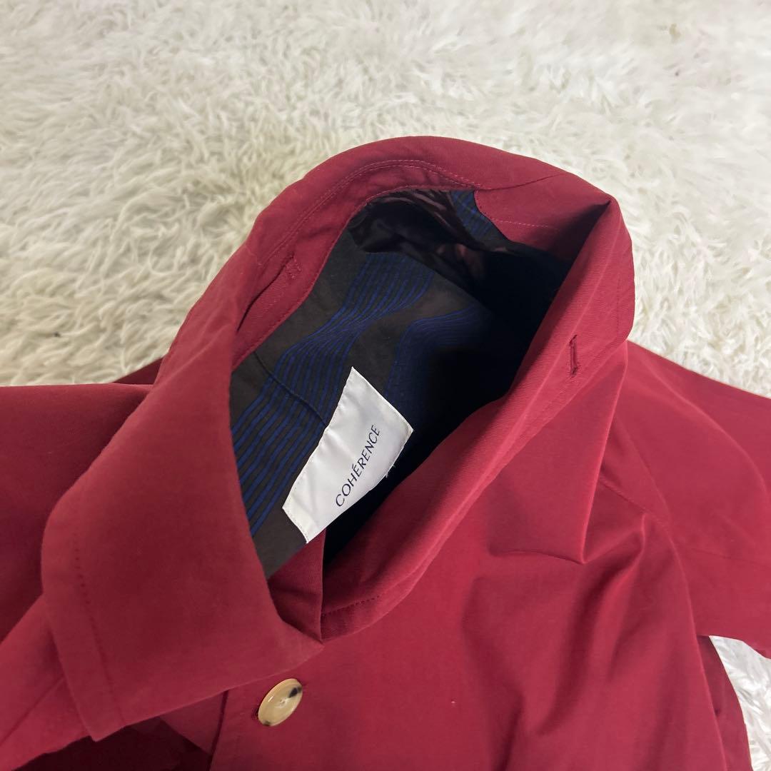 【美品】COHERENCE corbⅡ コヒーレンス　コート sizeM 赤系