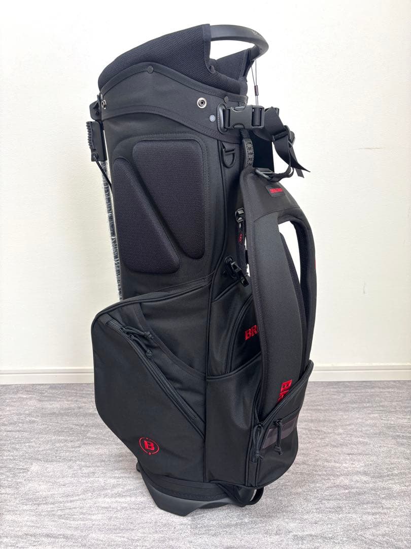 BRIEFING キャディバッグ CR-4 #04ブリーフィング ゴルフ 黒赤