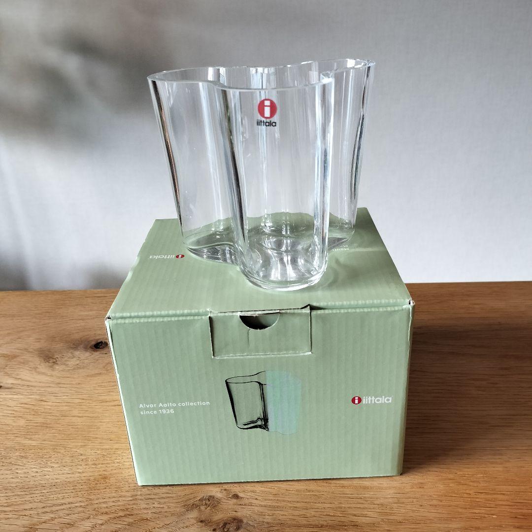  Aalto Vase クリアガラス　95mm