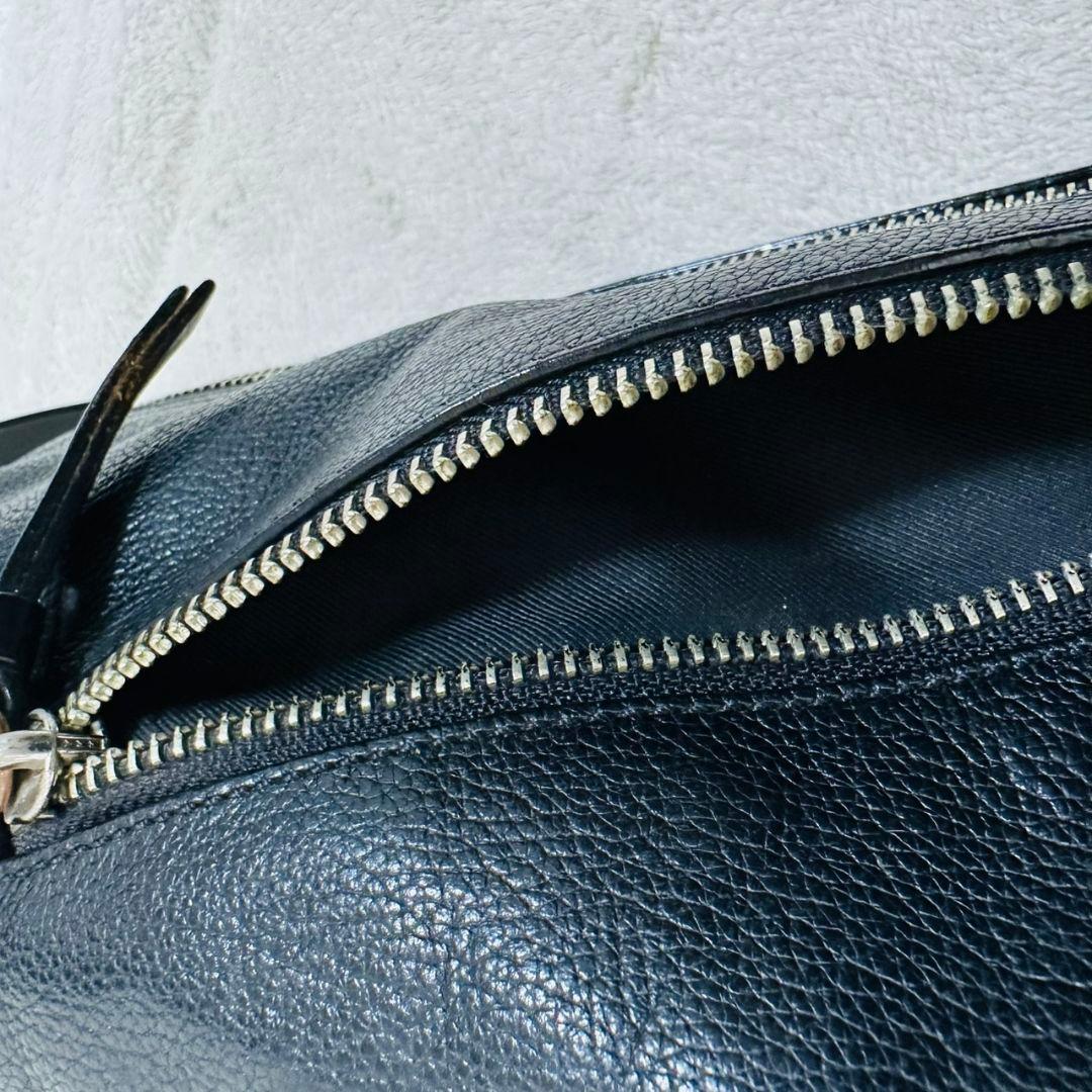 コーチ ボディバッグ トンプソン スリングバッグ ショルダーバッグ レザー 黒