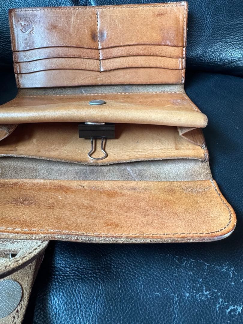 ｇ*ｉ様 アルズニ　長財布　希少焼印入りライダース