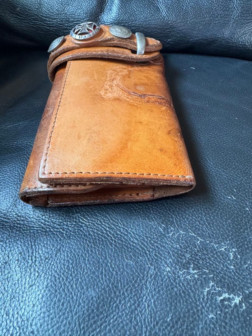 ｇ*ｉ様 アルズニ　長財布　希少焼印入りライダース