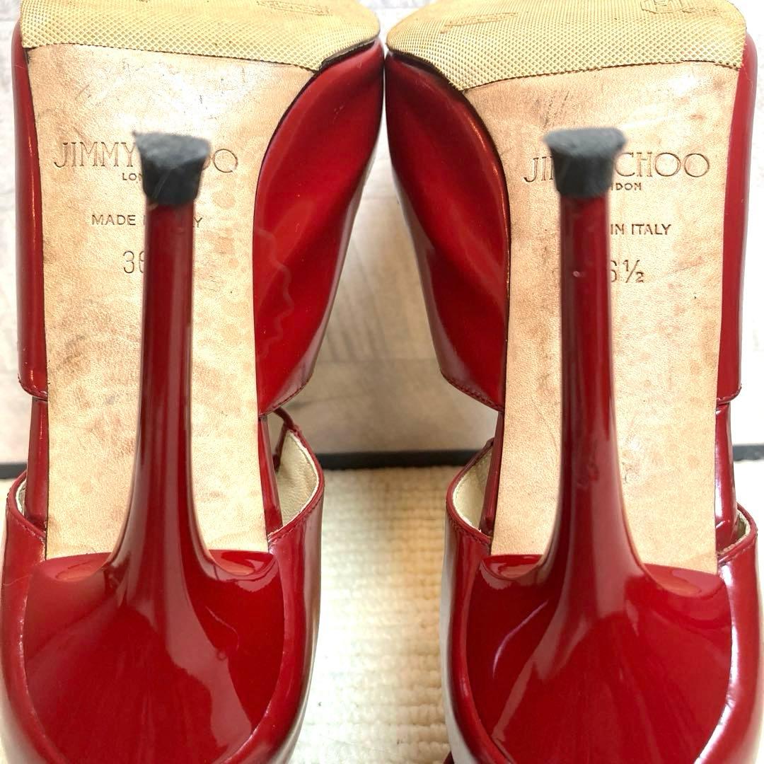 JIMMY CHOO ジミーチュウ　レースアップ　ピンヒール　ポインテッドトゥー