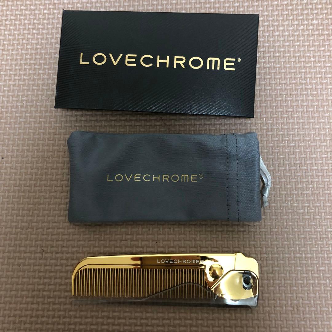 新品　未使用　LOVECHROME K24GPバングスコーム ゴールド