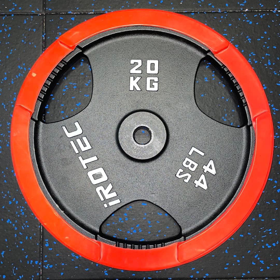 ラバープレート20KG【1枚】【穴径29mm】 /IROTEC（アイロテック）①