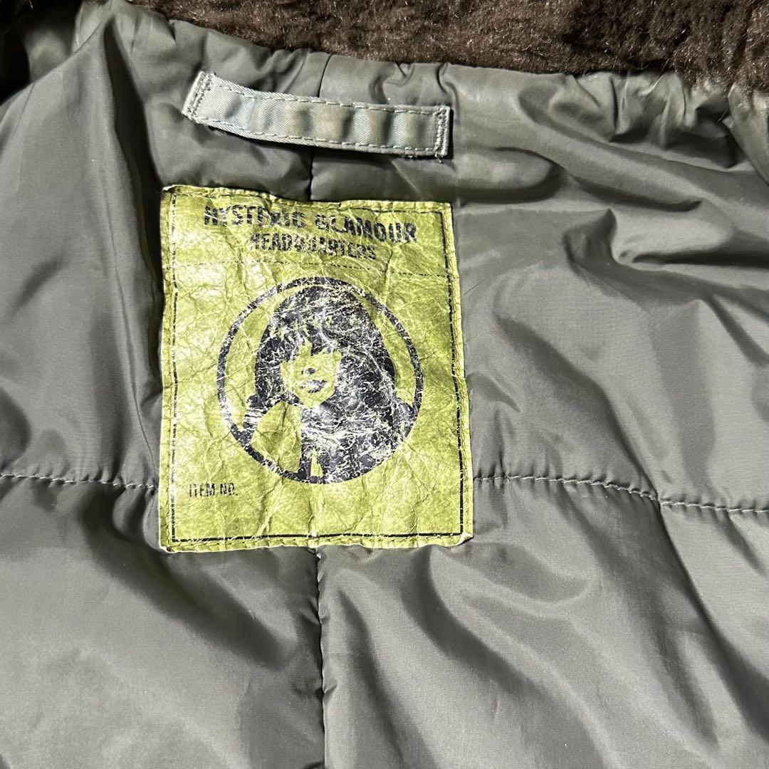 HYSTERIC GLAMOUR N2B グレー ワッペン ミリタリージャケット