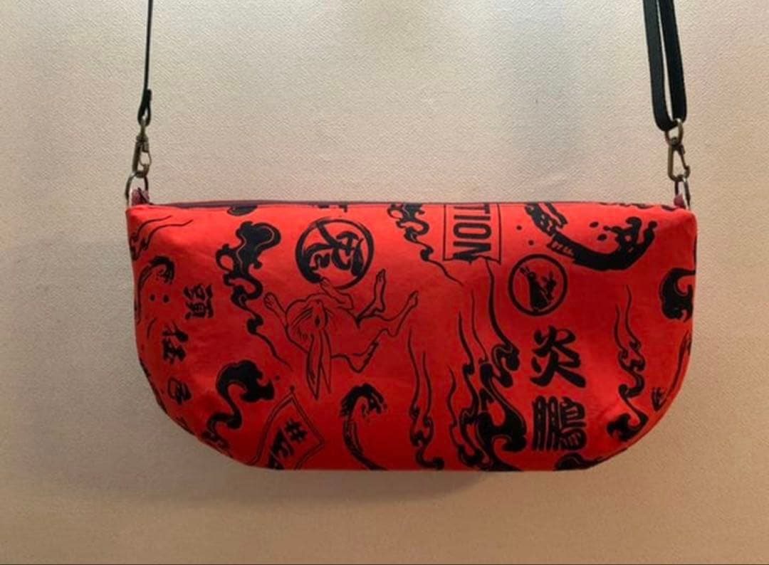 来場所帰り十両なるか！！　大相撲　炎鵬　三日月ショルダー　メッセンジャーバッグ