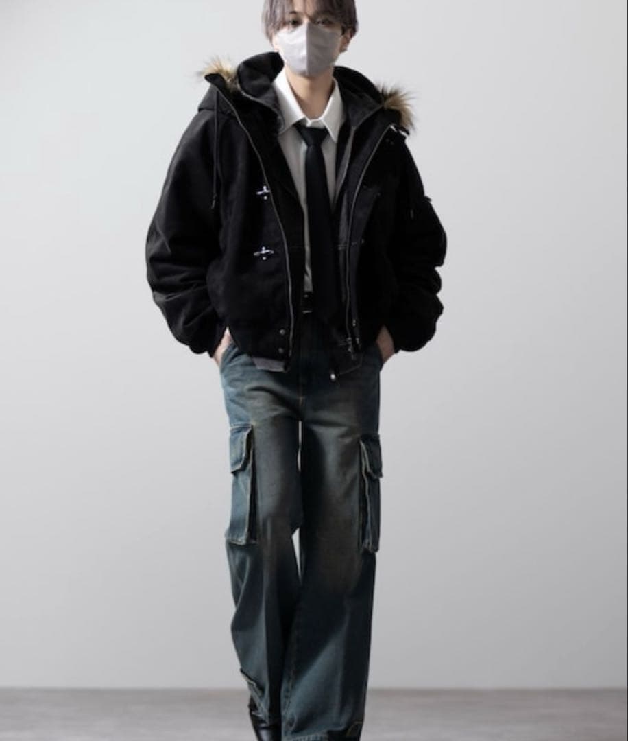 【CLEL】ファイヤーマン テックフェードN-2Bフライトジャケット Sサイズ