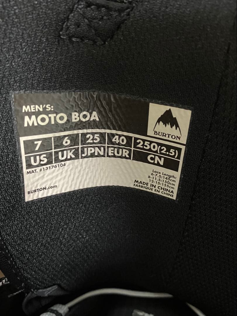 Burton Moto Boa スノーボードブーツ 25cm