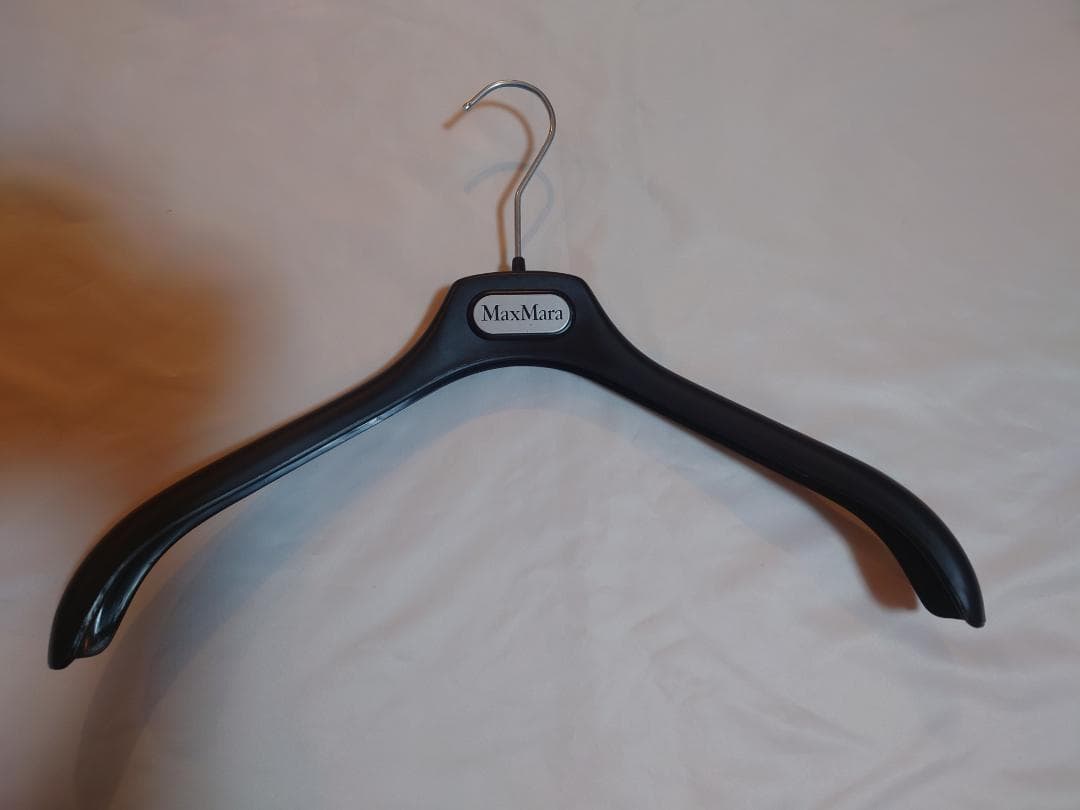 新品同様☆MAXMARA白タグ☆クチートアマーノコート☆ダークネイビー☆L