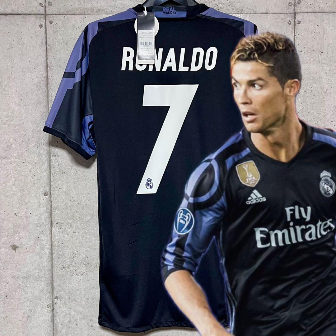 【新品/タグ付き】16/17レアル・マドリード♯7C・ロナウド【Lサイズ】3rd