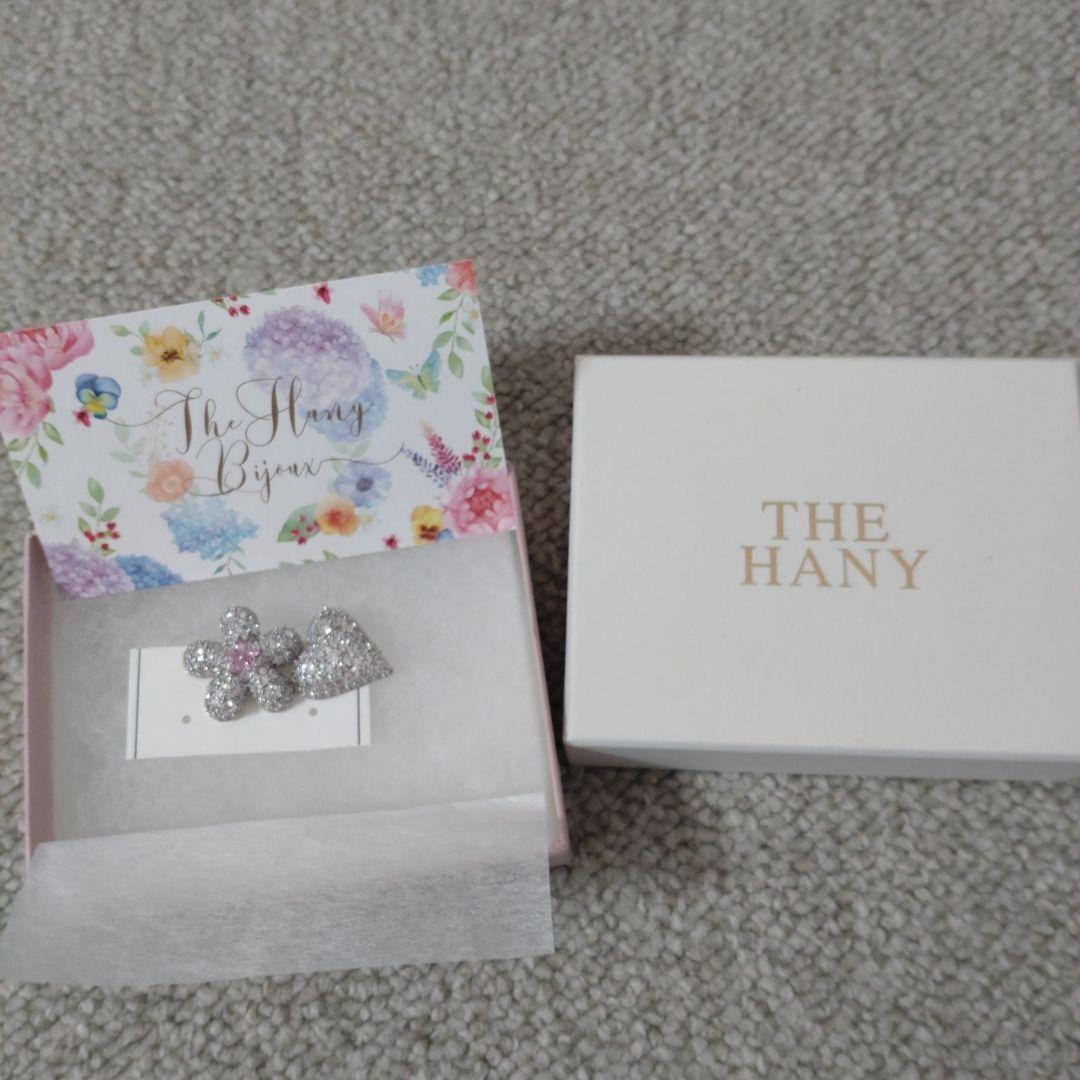 THE HANY　OBLIコラボ　 フラワー ハート ピアス