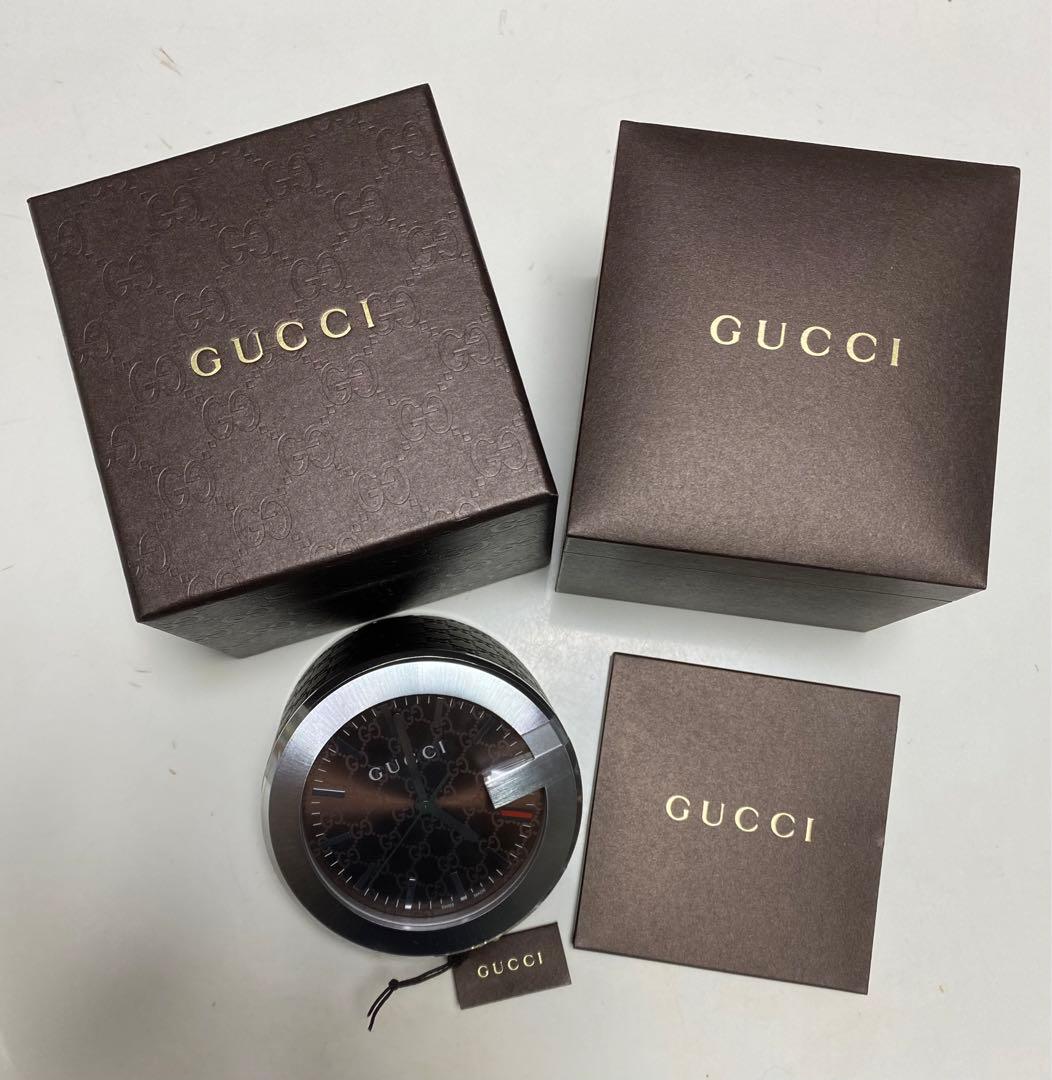 グッチ◆GUCCI◆置き時計◆シマ◆YC210007◆シェリーライン◆未使用品