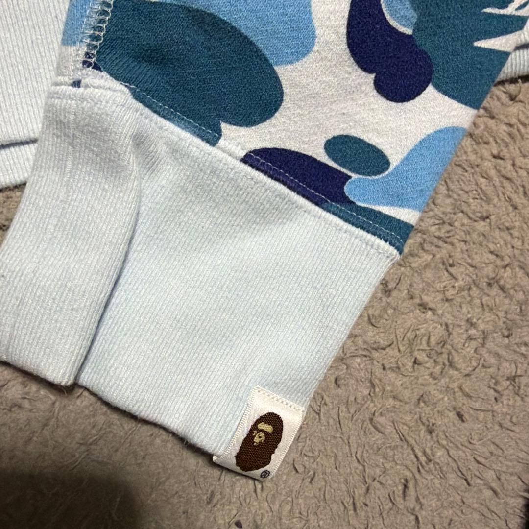 A BATHING APE BAPE TIGER シャークパーカー　CAMO M