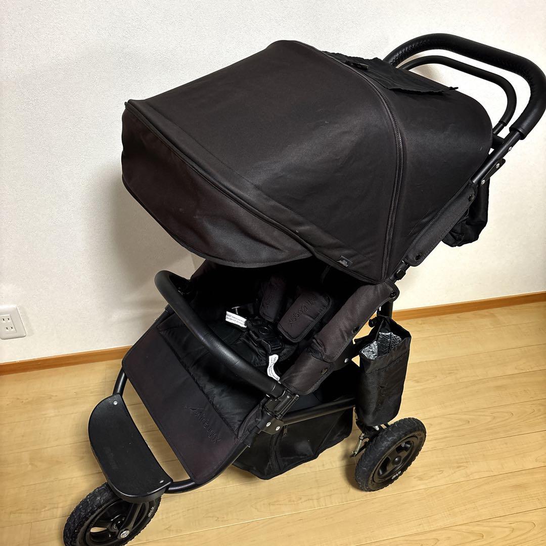 エアバギー ココプレミア ブラック 黒 純正空気入れ付 ベビーカー