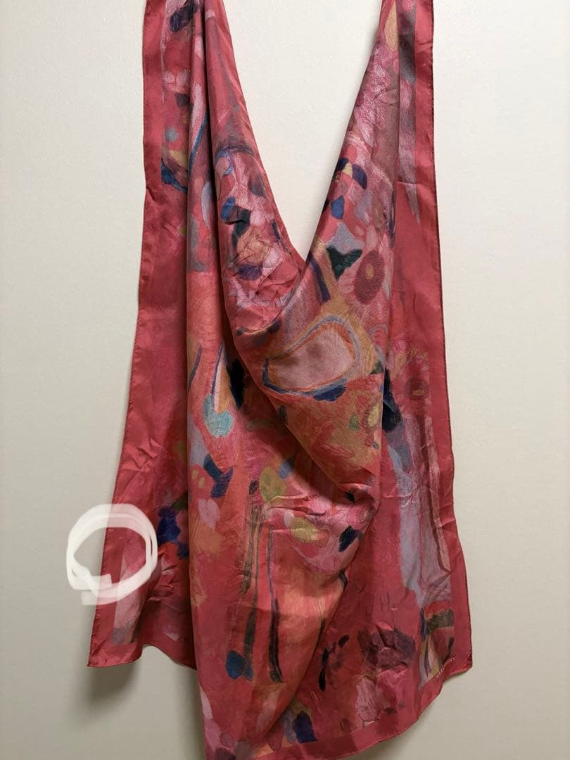 ヘラルボニー　シルクスカーフ