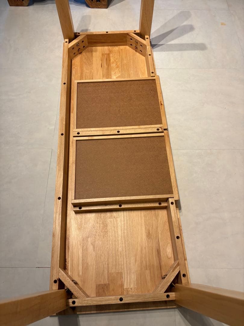 木製テーブル PCパソコンデスク 120×45cm 北欧 ホワイトUSED