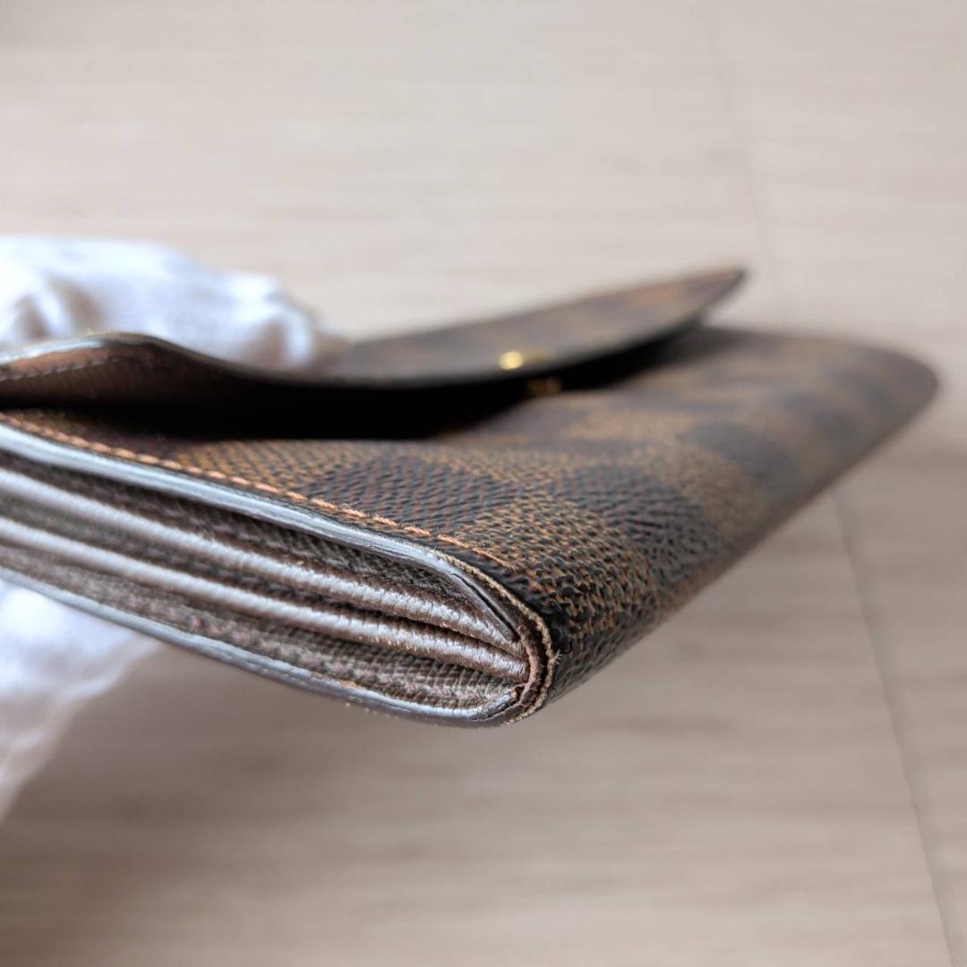 ルイヴィトン　長財布　ダミエ　N61734　ポルトフォイユサラ　二つ折り