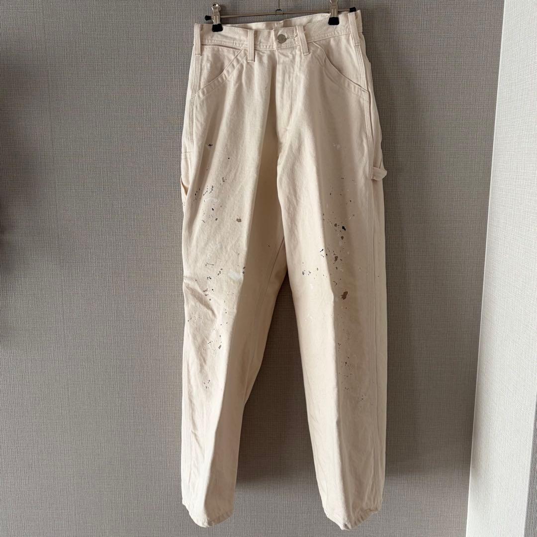 美品*Lee bshop別注 デニムペインターパンツ アイボリー 匿名配送