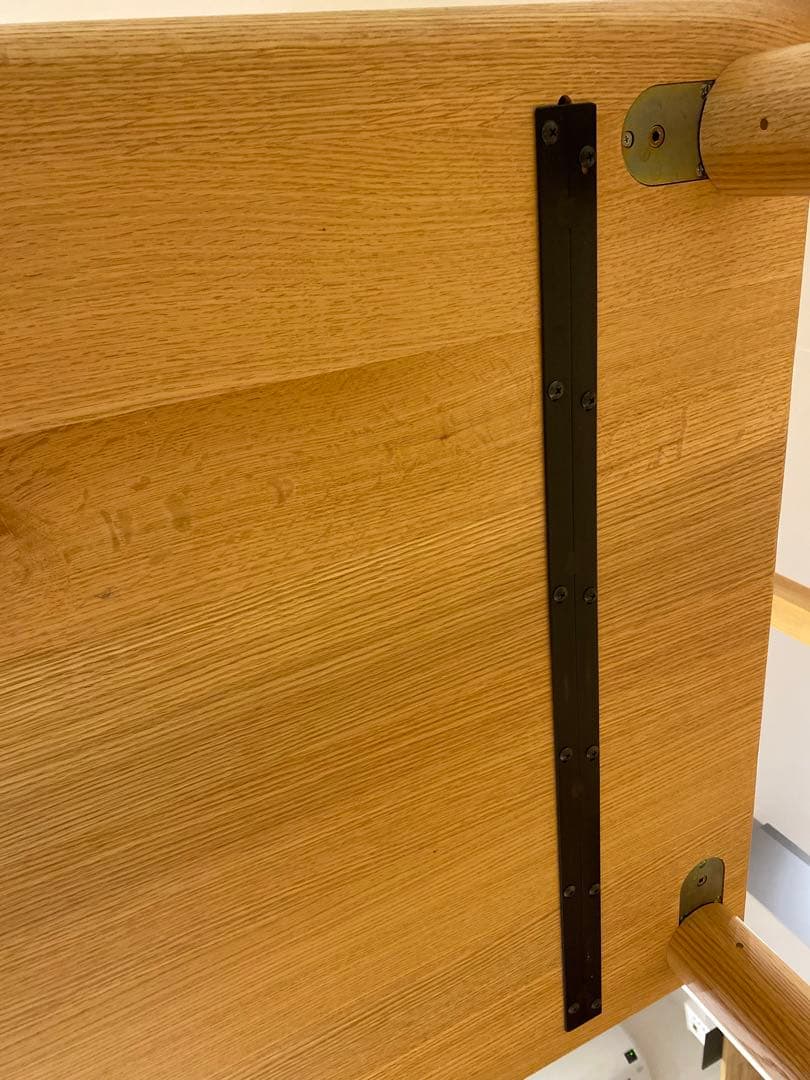 【美品】レッドオーク　ダイニングテーブル　無垢材160cm