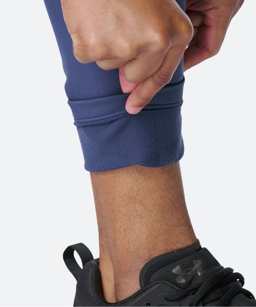 UAコールドウェザープロ　ロングスリーブ モックネック シャツ　レギンス　XL