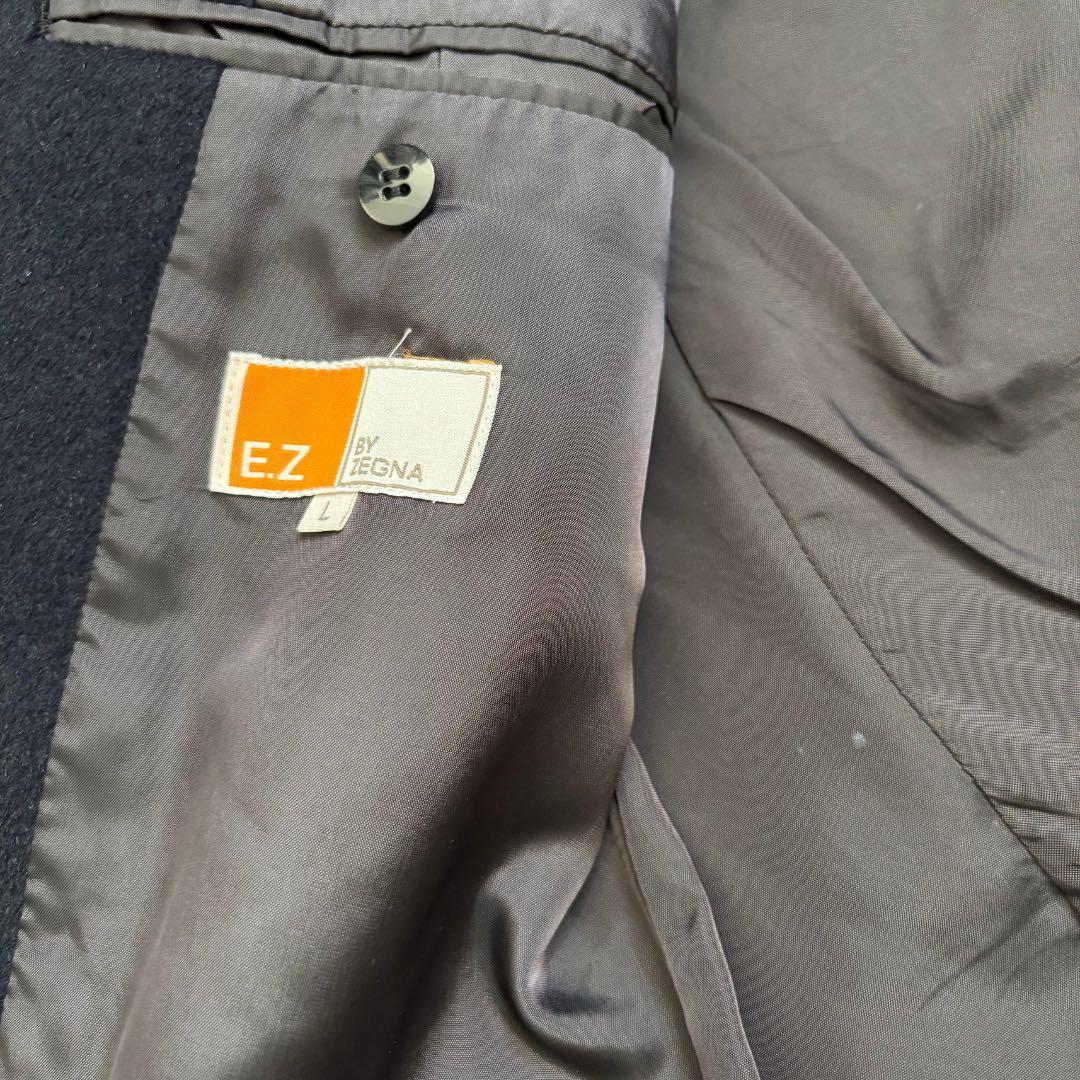 【日本製】E.ZbyZEGNA アンゴラ チェスターコート 高級素材 クラシック