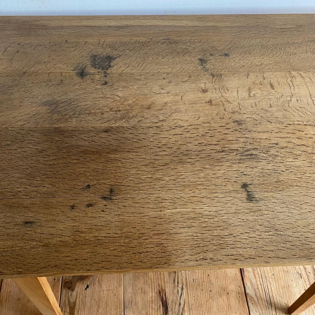 アンティーク テーブル 机 オーク材 ナラ 無垢材 y43
