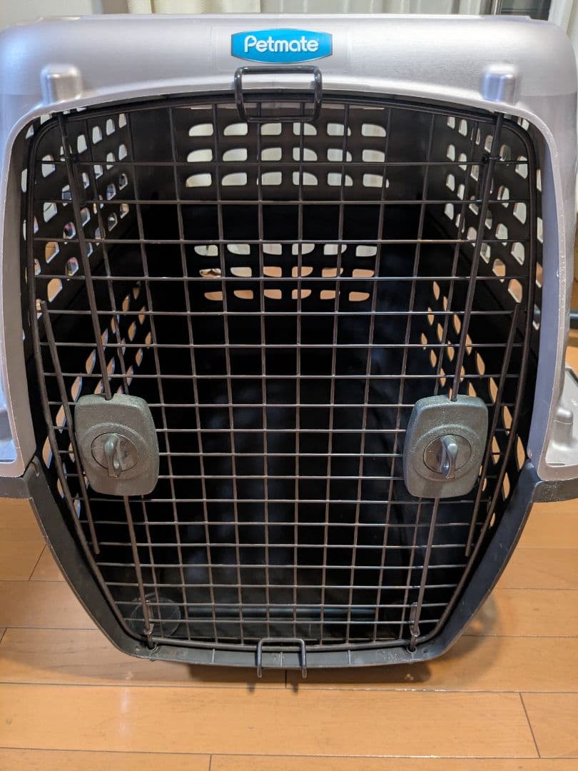 【引き取り限定】Petmate 犬用ケージ グレー・ブラック　大型犬用