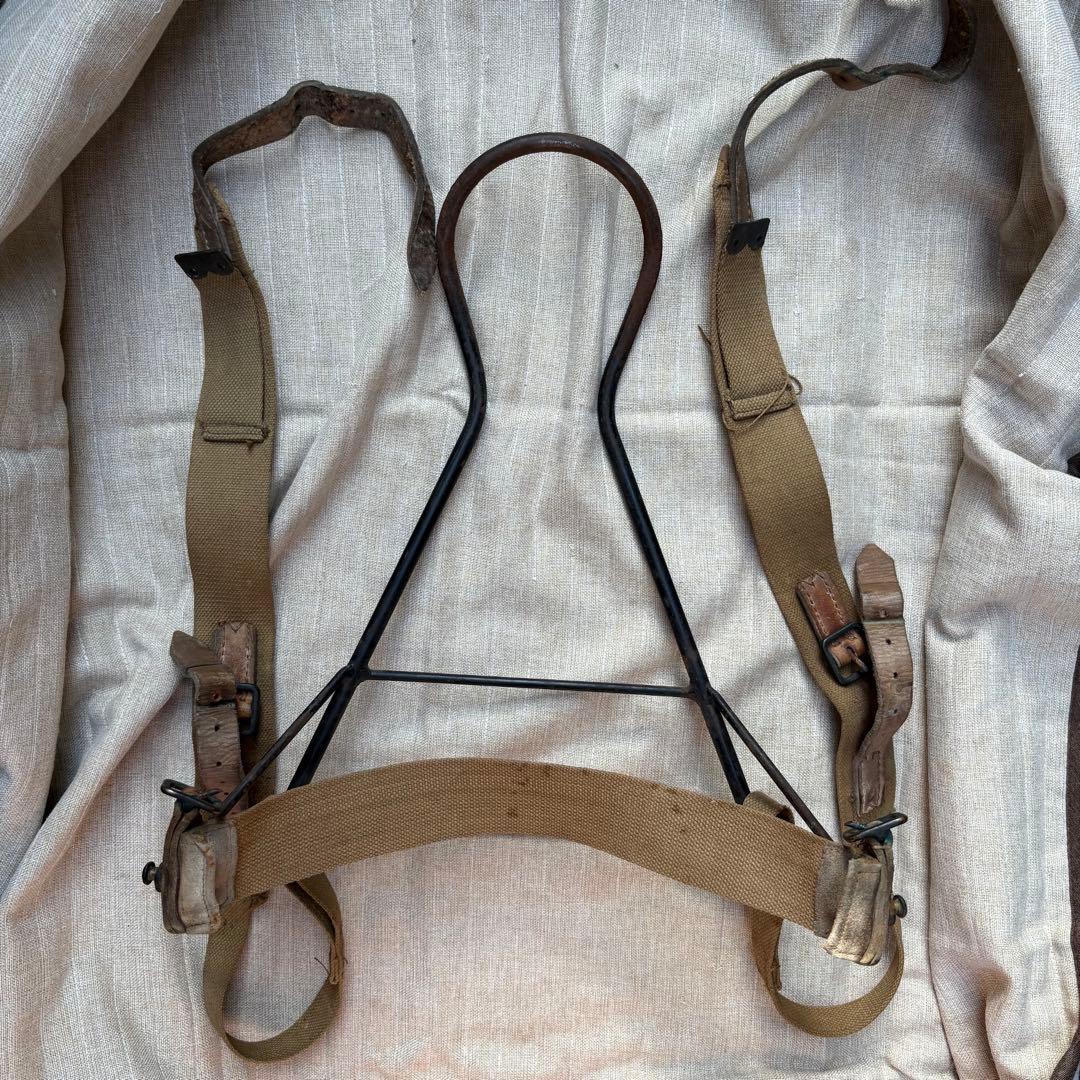 【ww2イギリス軍】【ジャンク】大型リュック×２&フレーム×１　おまけ付き
