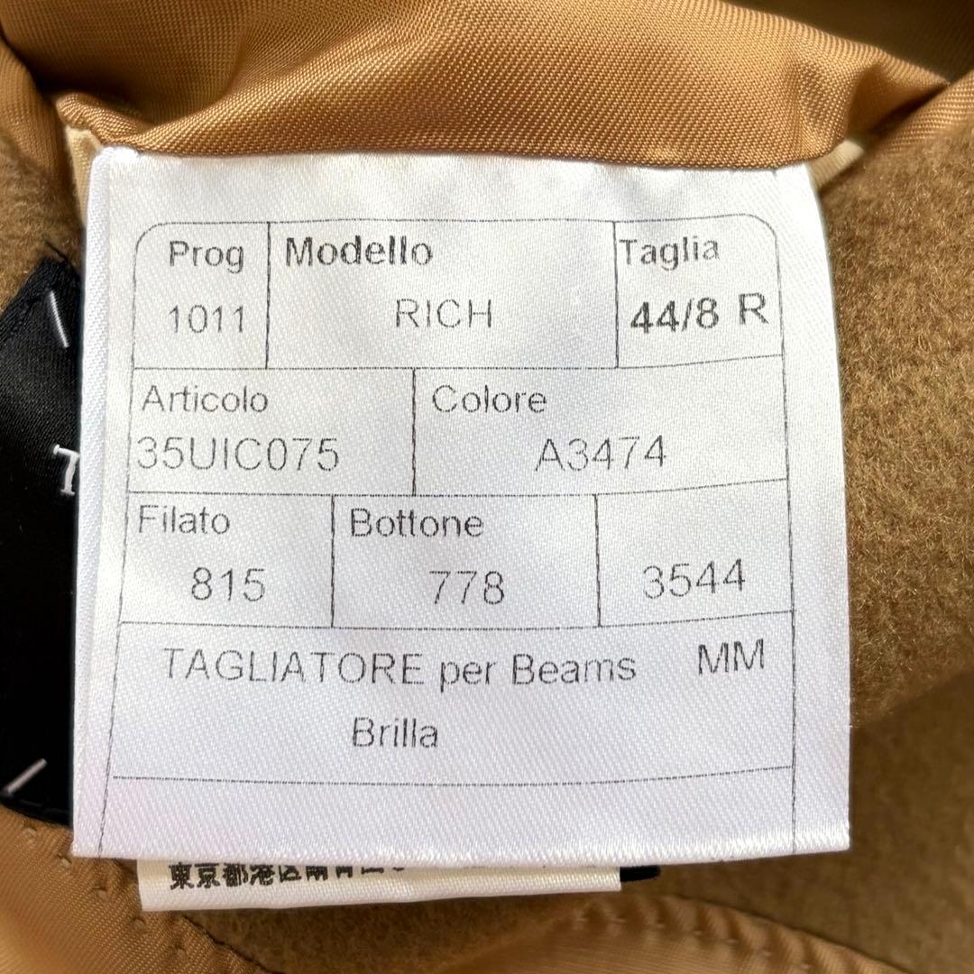 <ピン付>TAGLIATORE RICH カシミヤ100% チェスターコート44