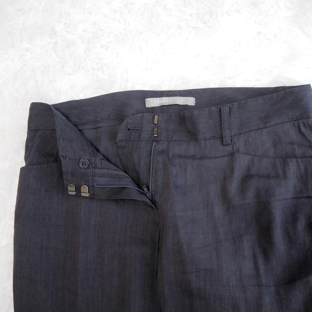 セオリーリュクス リネン混 パンツスーツセットアップ 40 L